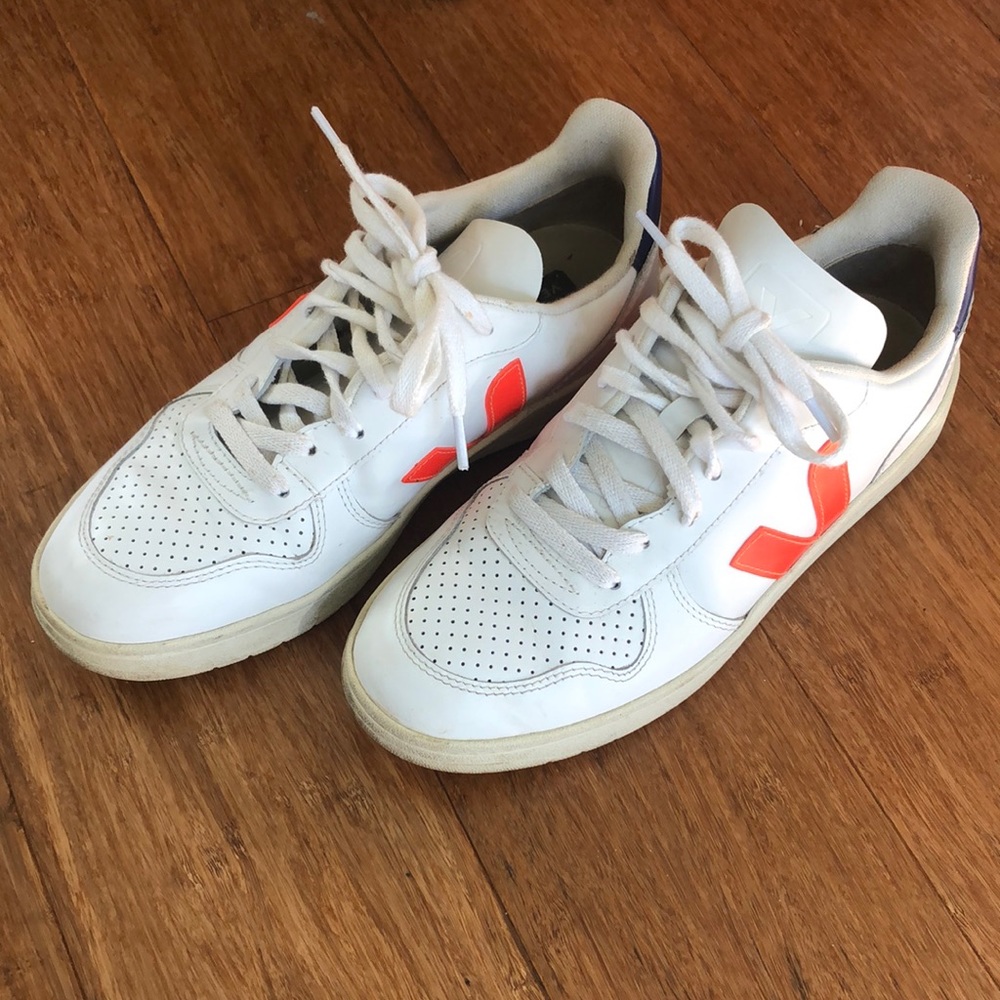 Orange and blue VEJAs